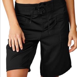 Leilani Black Surf Swim Shorts NWT